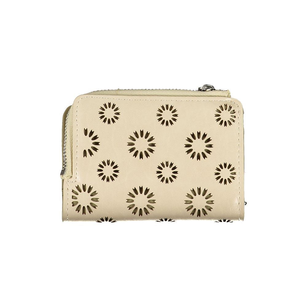 Desigual Beige Polyurethane Women Wallet