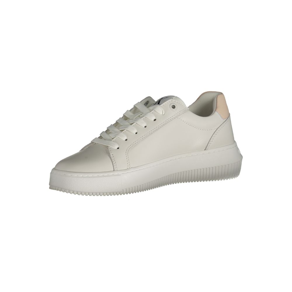 Calvin Klein Bianco Polyurethane Women Sneaker