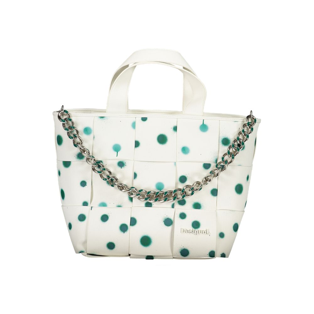 Desigual "Bianco Poliuretano Woman Handbag"