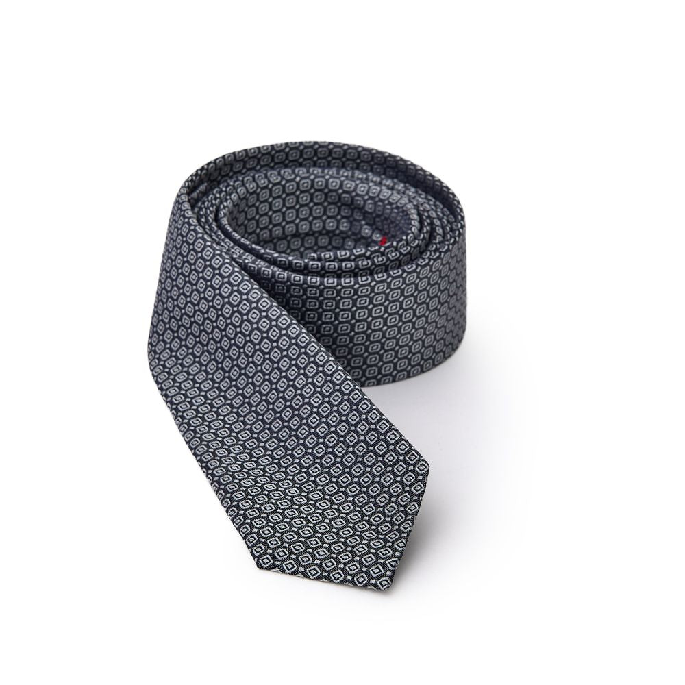 Jil Sander Gray Silk Tie