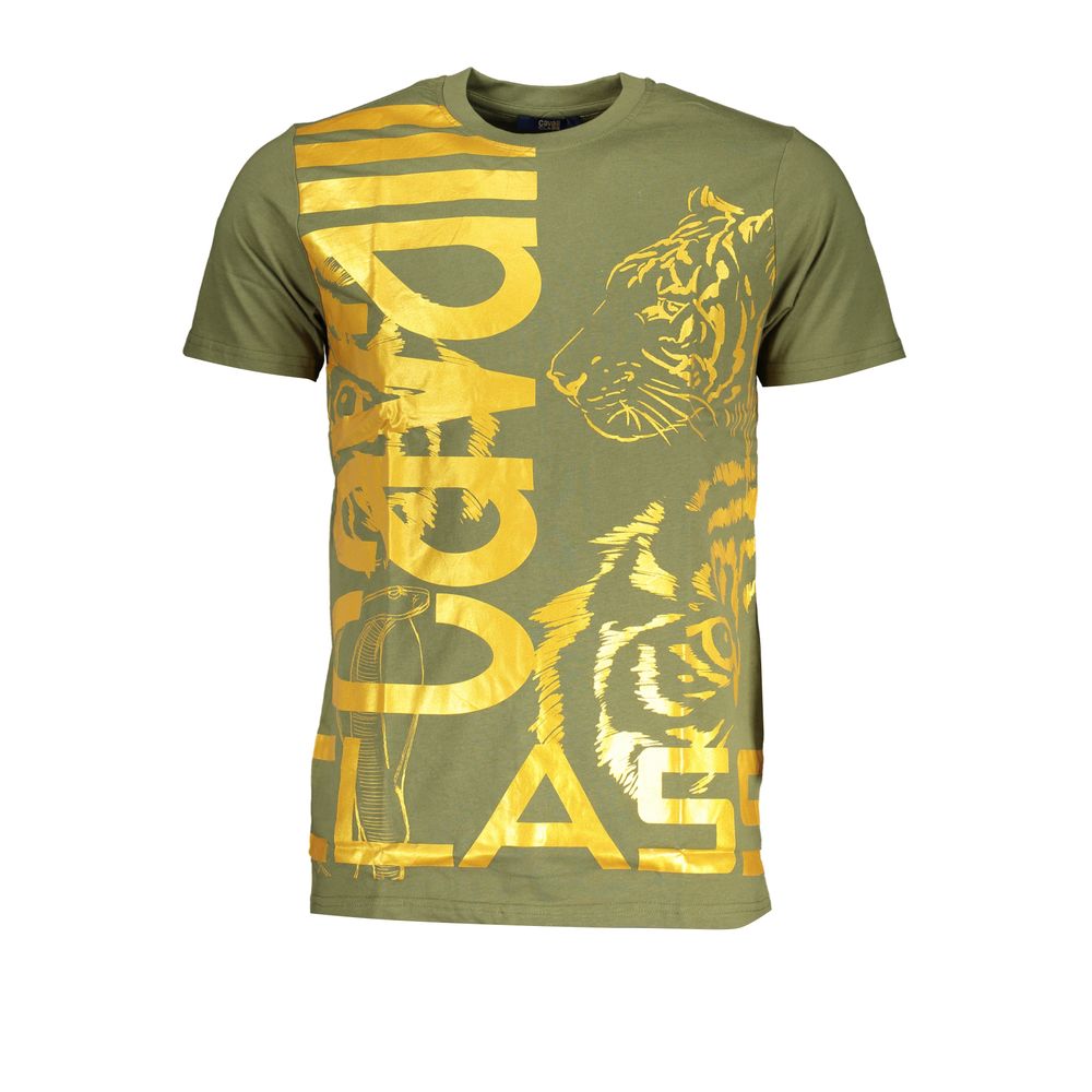 Cavalli Class Verde Cotton Men's T-Shirt