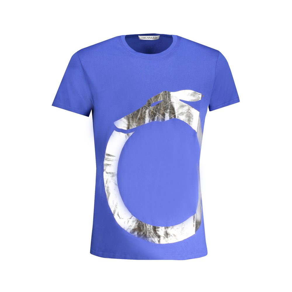 Trussardi Blue Cotton Men's T-Shirt