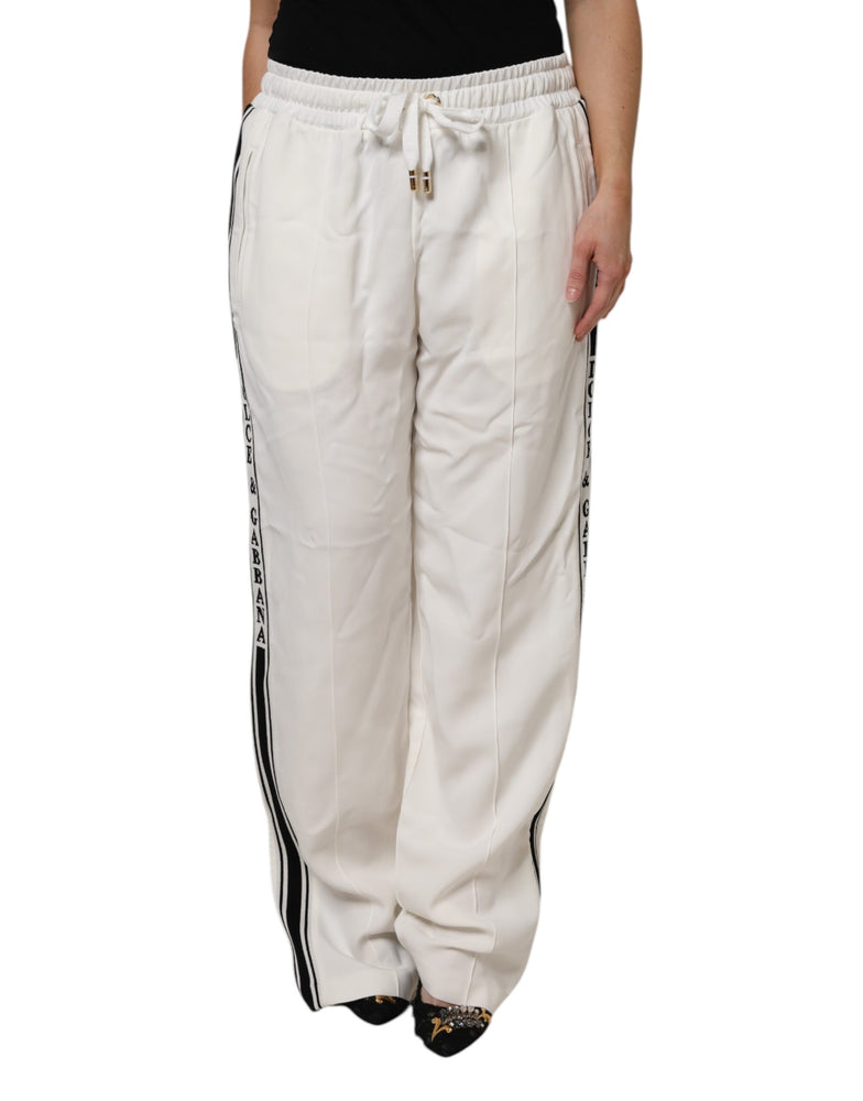 Dolce & Gabbana White Jogger Sweatpants Pants