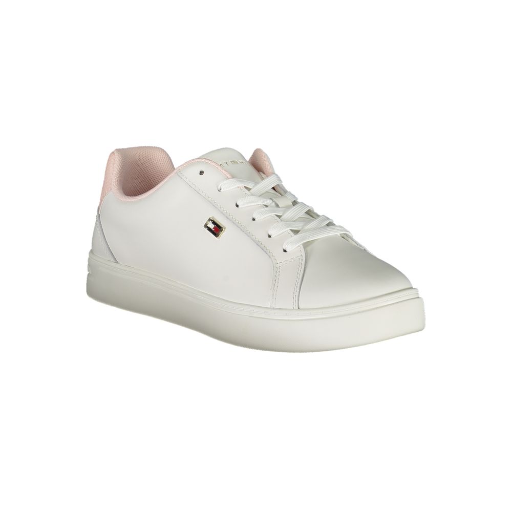 Tommy Hilfiger Bianco Pelle Women Sneaker