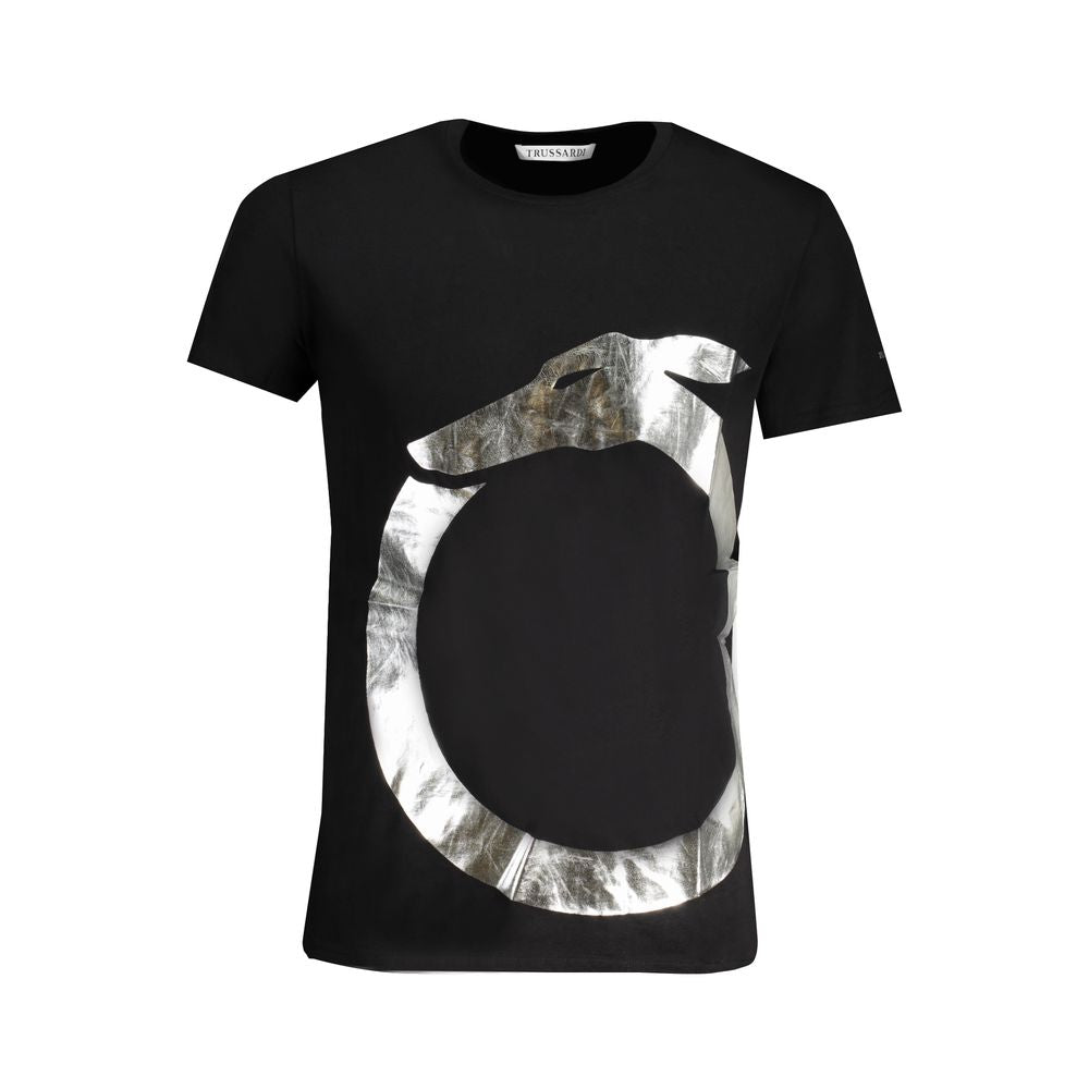 Trussardi Black Cotton Men's T-Shirt