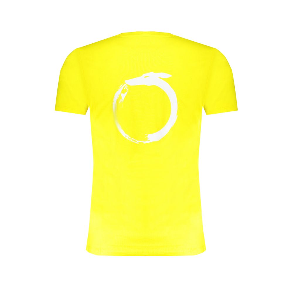 Trussardi Yellow Cotton Men T-Shirt