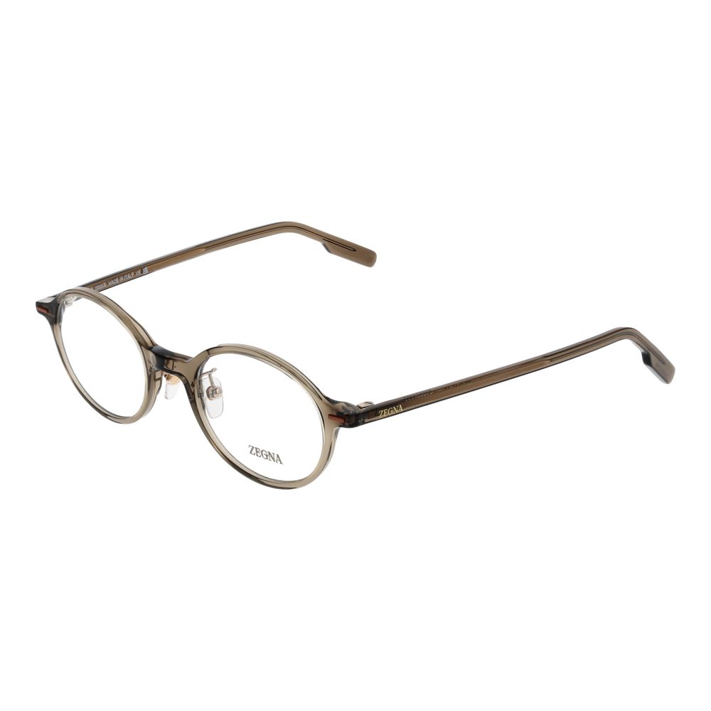 Ermenegildo Zegna Gray Plastic Glasses (Frames)