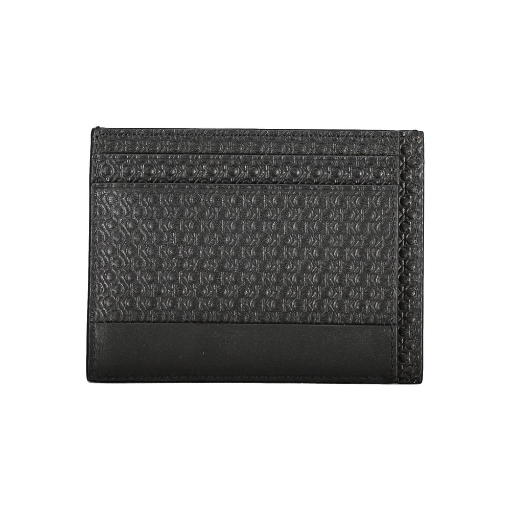 Calvin Klein Black Leather Mens Card Holder