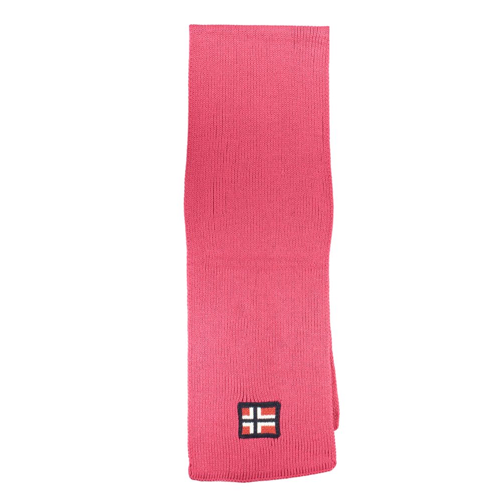 Norway 1963 Rosa Acrylic Men Scarf