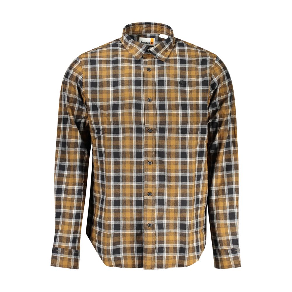 Timberland Marrone Cotton Men Shirt