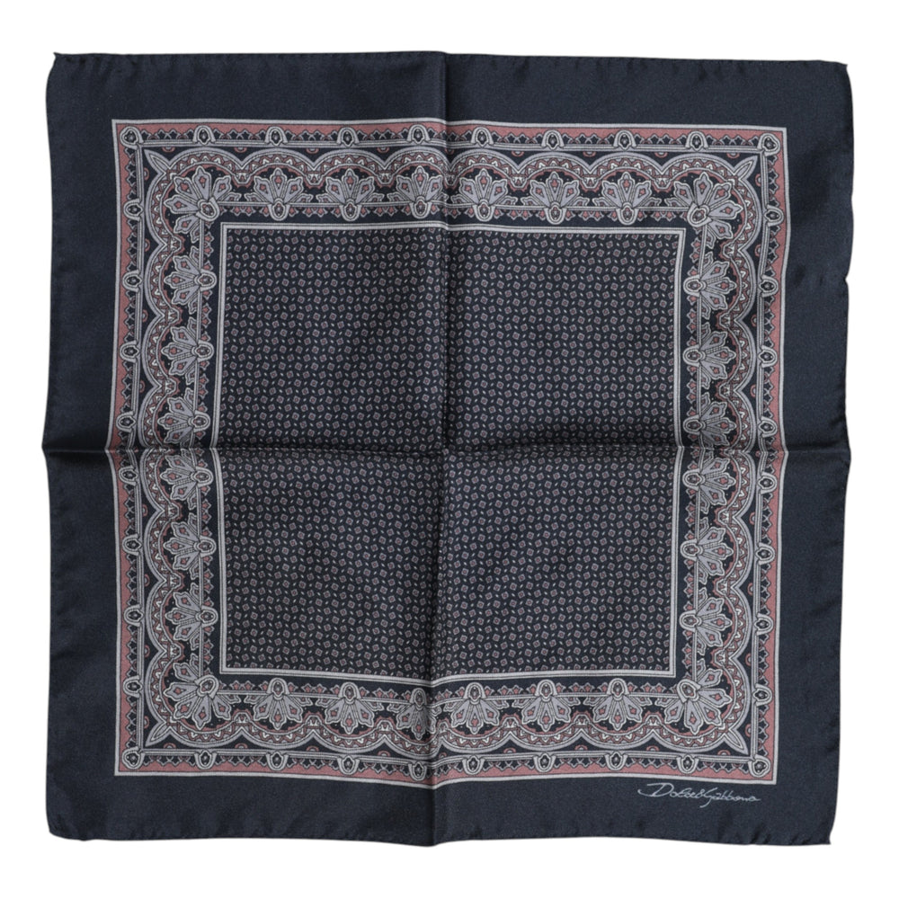 Dolce & Gabbana Multicolor Fantasy Silk Square Foulard Scarf