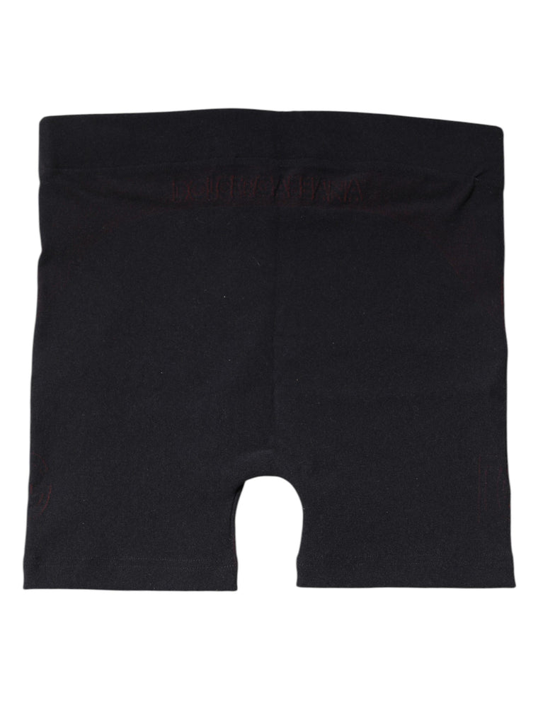 Dolce & Gabbana Black Nylon Stretch Boxer Shorts Underwear