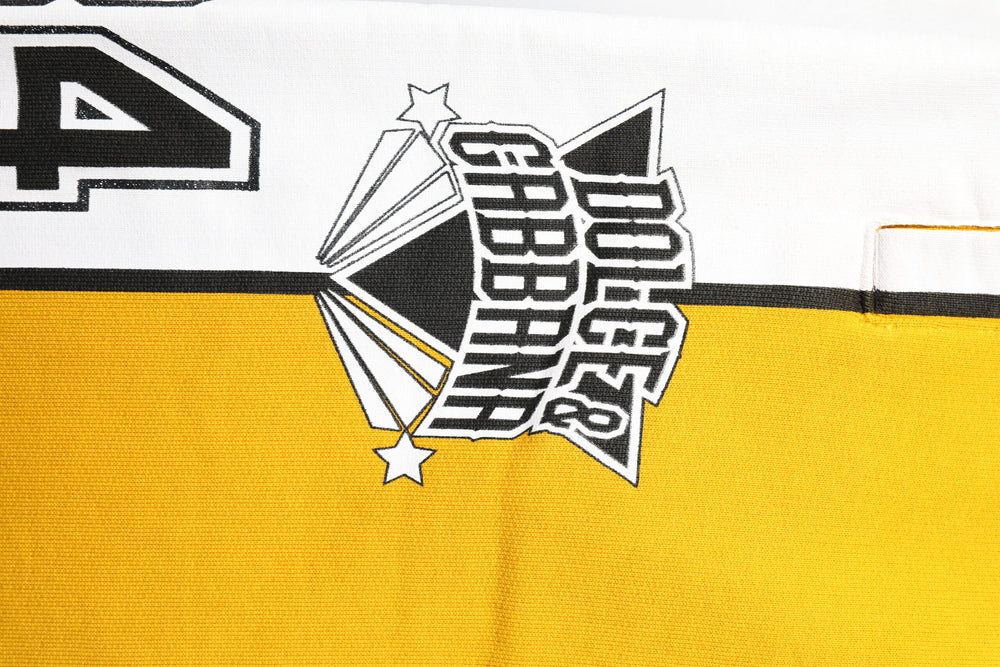 Dolce & Gabbana Yellow Print Cotton Drawstring Jogger Pants