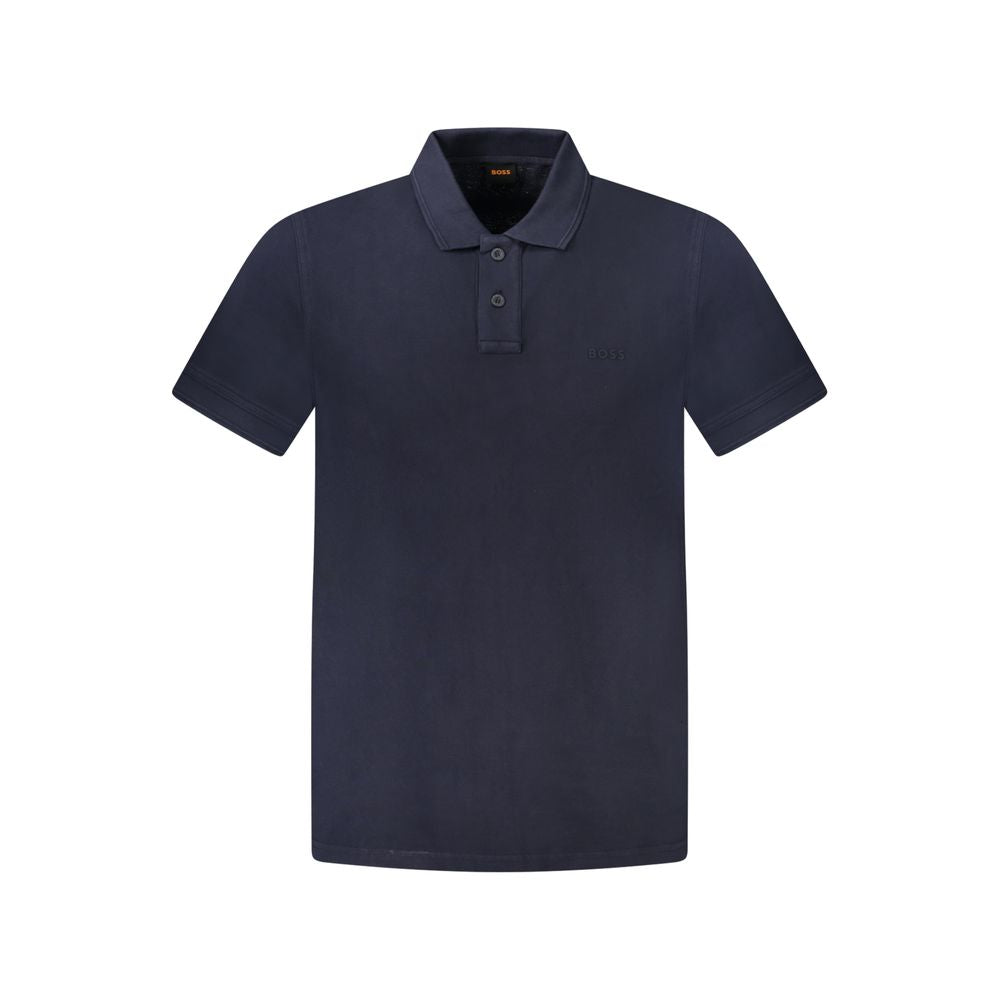 Hugo Boss Blu Cotton Men Polo