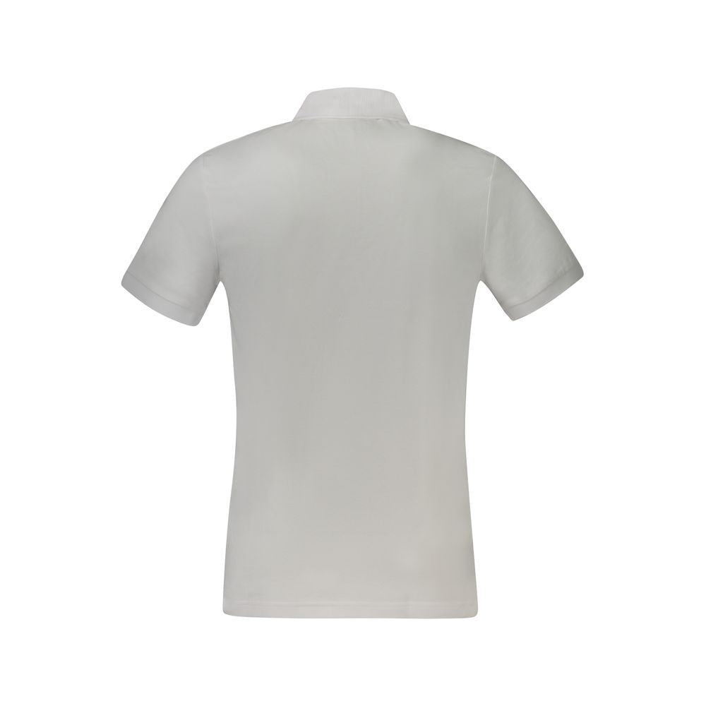 Hugo Boss White Cotton Men's Polo Shirt