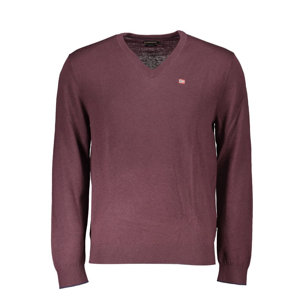 Napapijri Rosso Wool Men Sweater