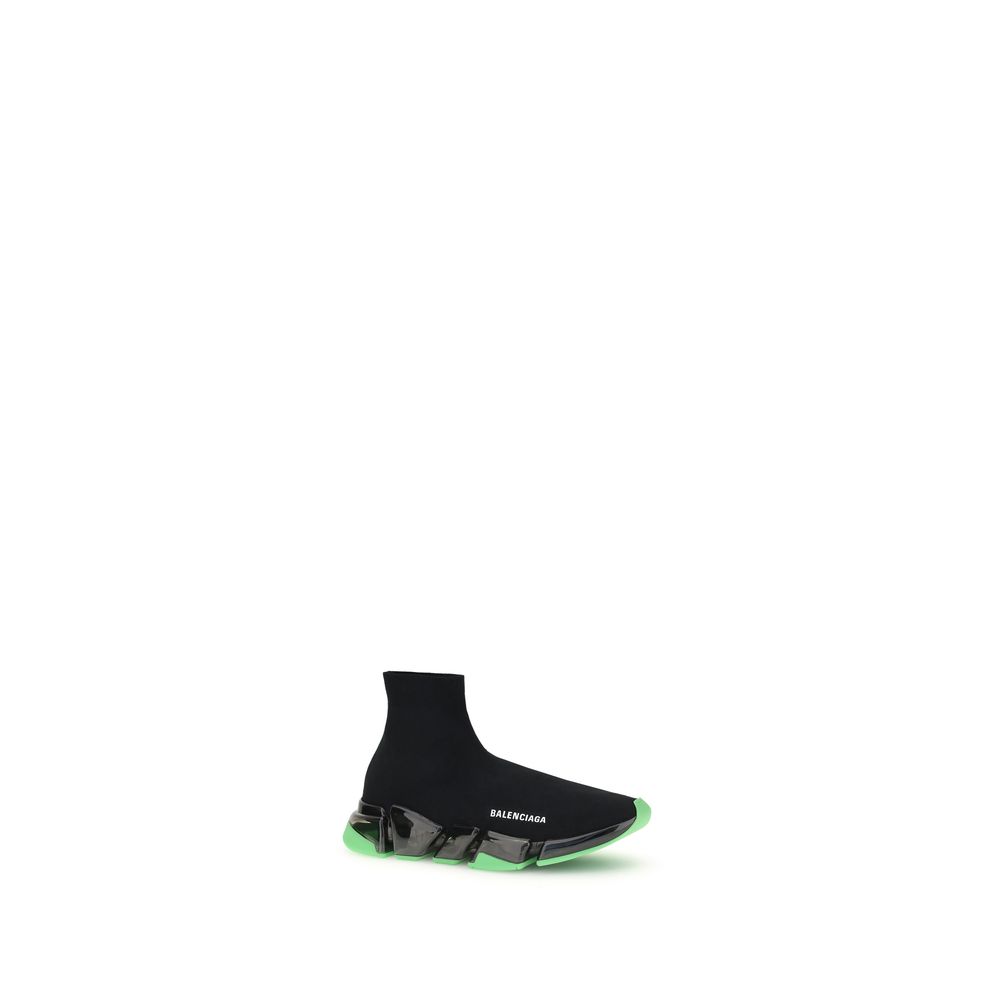 Balenciaga Black Polyester Athletic Sneakers