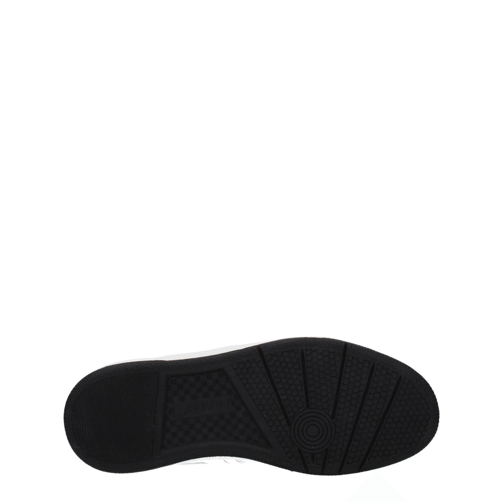 Lanvin White Leather High Top Sneakers