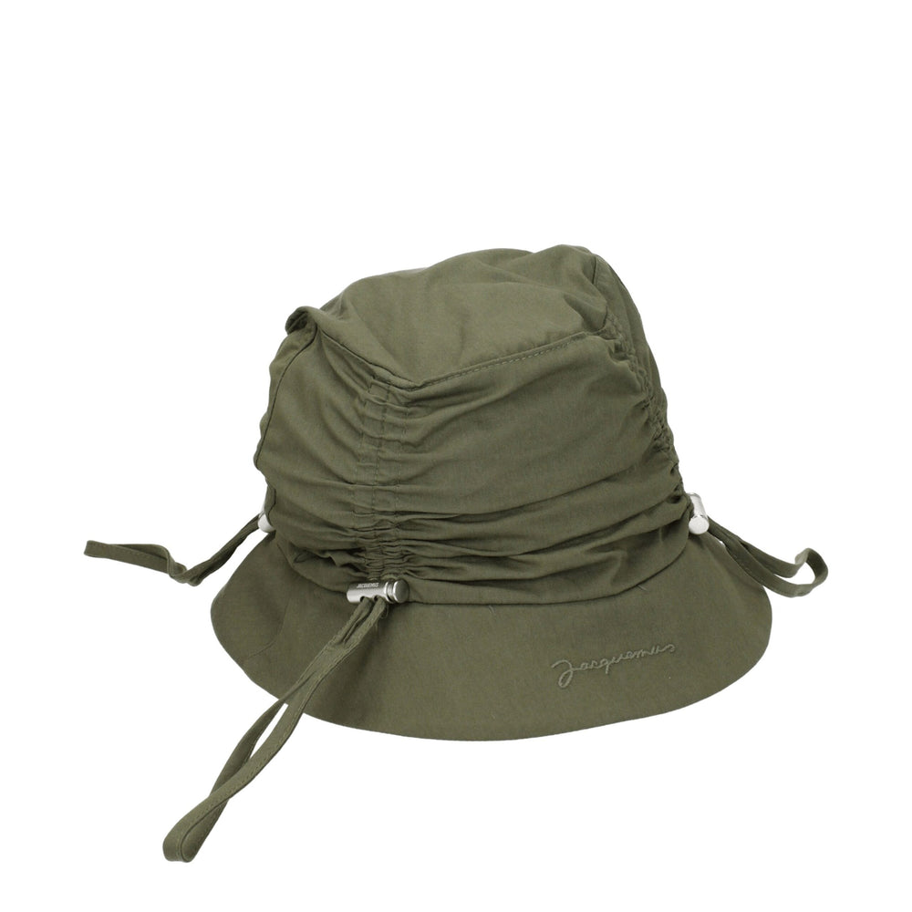 Jacquemus Green Cotton Bucket Hat