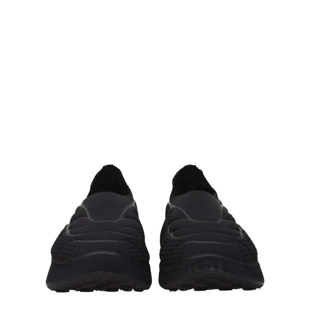 Givenchy Black Fabric Slip-On Loafers