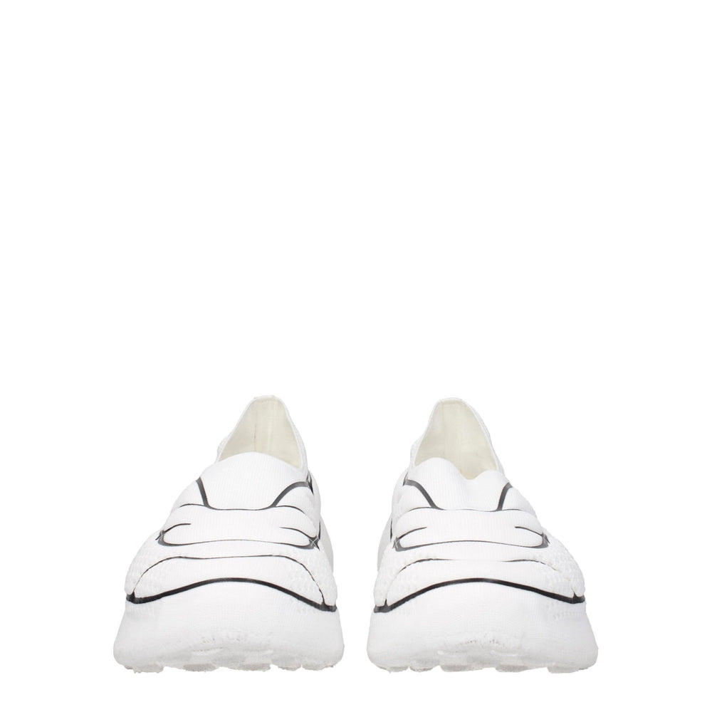 Givenchy White Fabric Low Top Sneakers