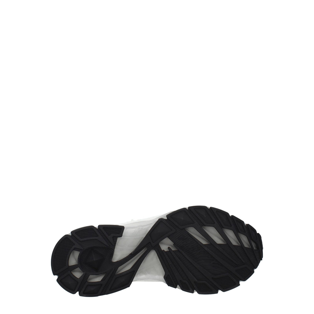 Valentino Garavani White Fabric Athletic Sneakers