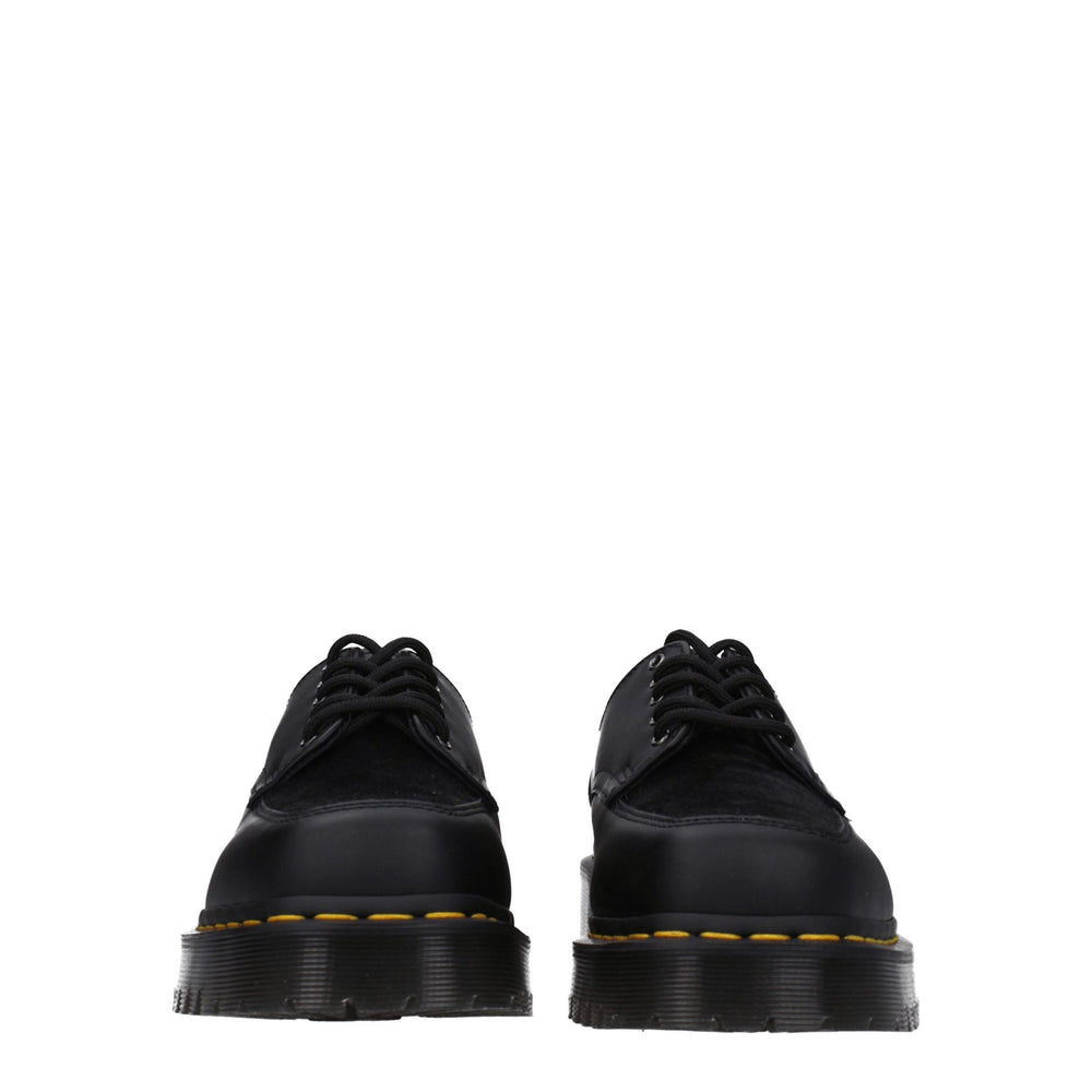 Dr. Martens Black Leather Oxfords And Derbies
