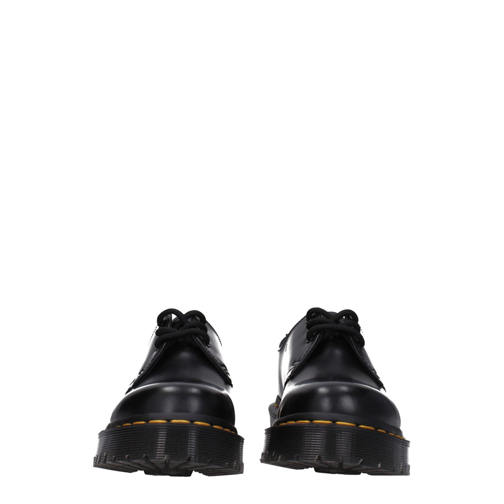 Dr. Martens Black Leather Oxfords And Derbies