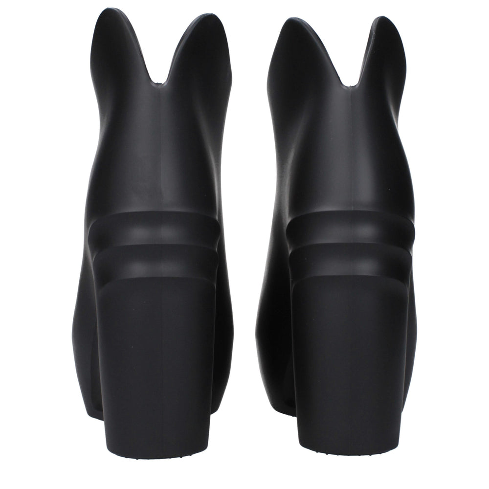 Givenchy Black Cotton Wedge Sandals