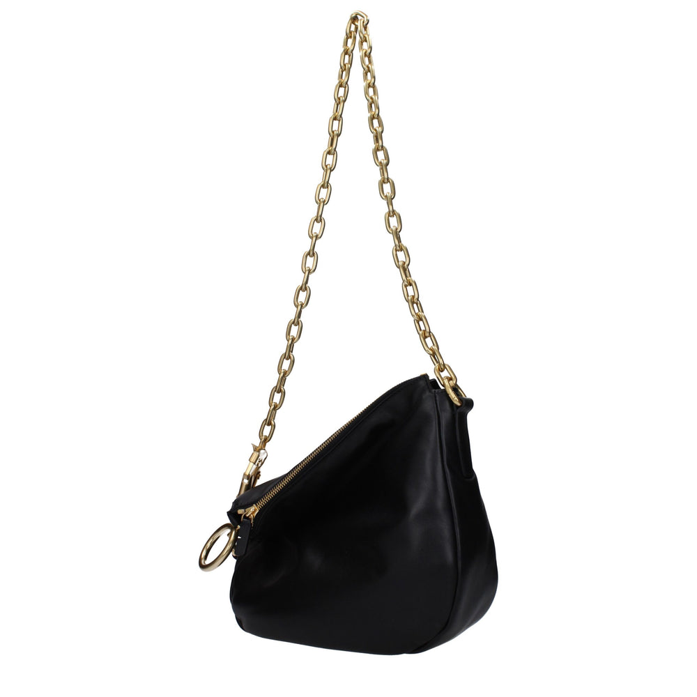 Burberry Black Leather Shoulder Bag