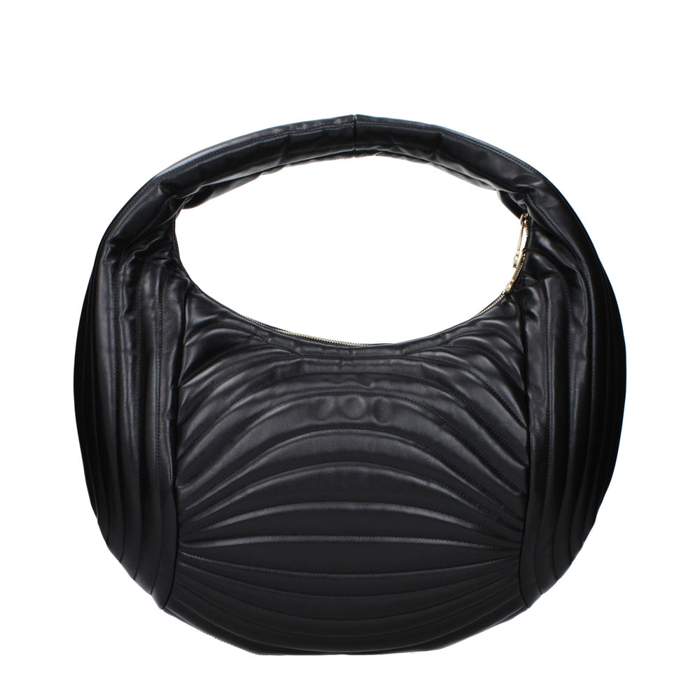 Salvatore Ferragamo Black Leather Handbag