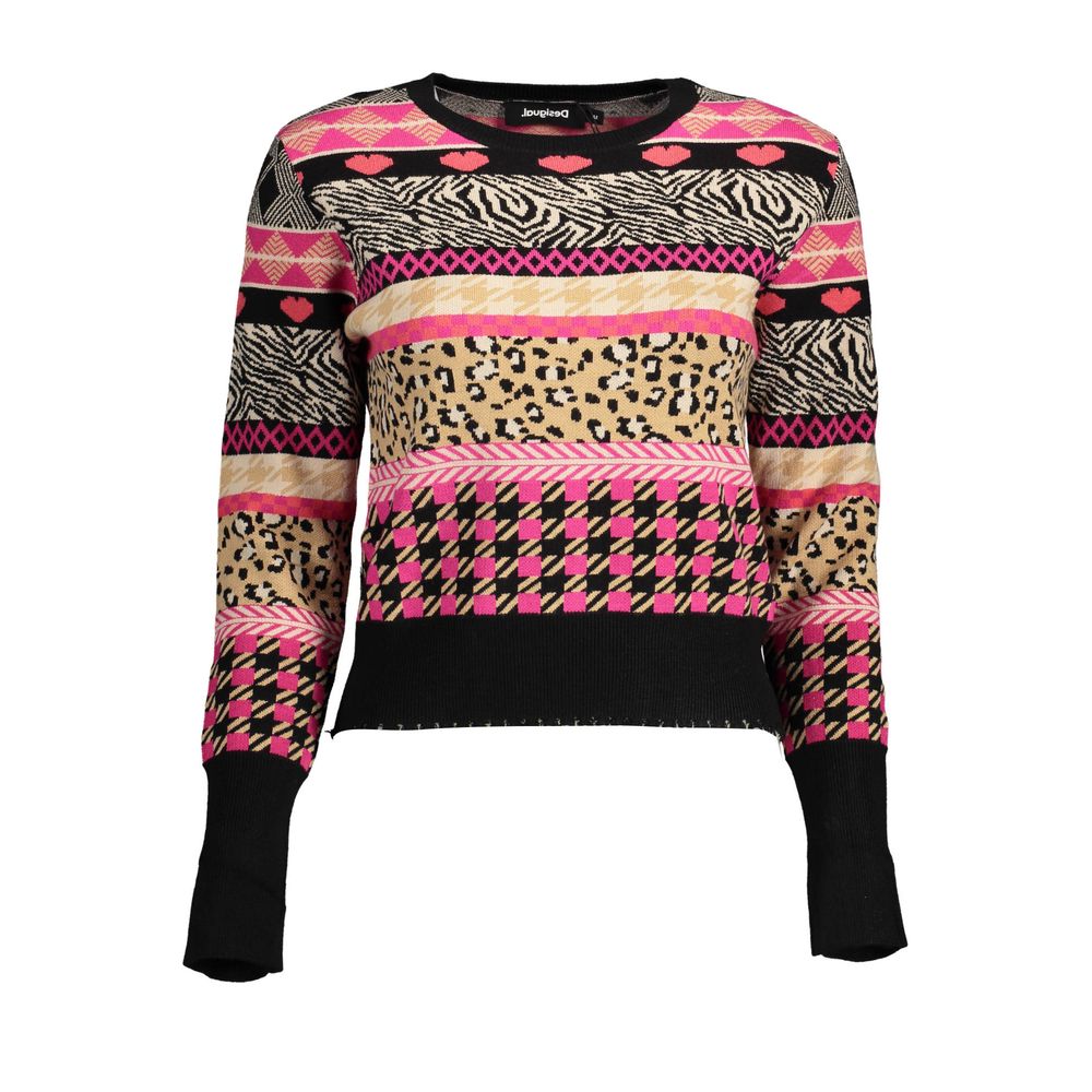 Desigual Nero Viscosa Womens Knitwear