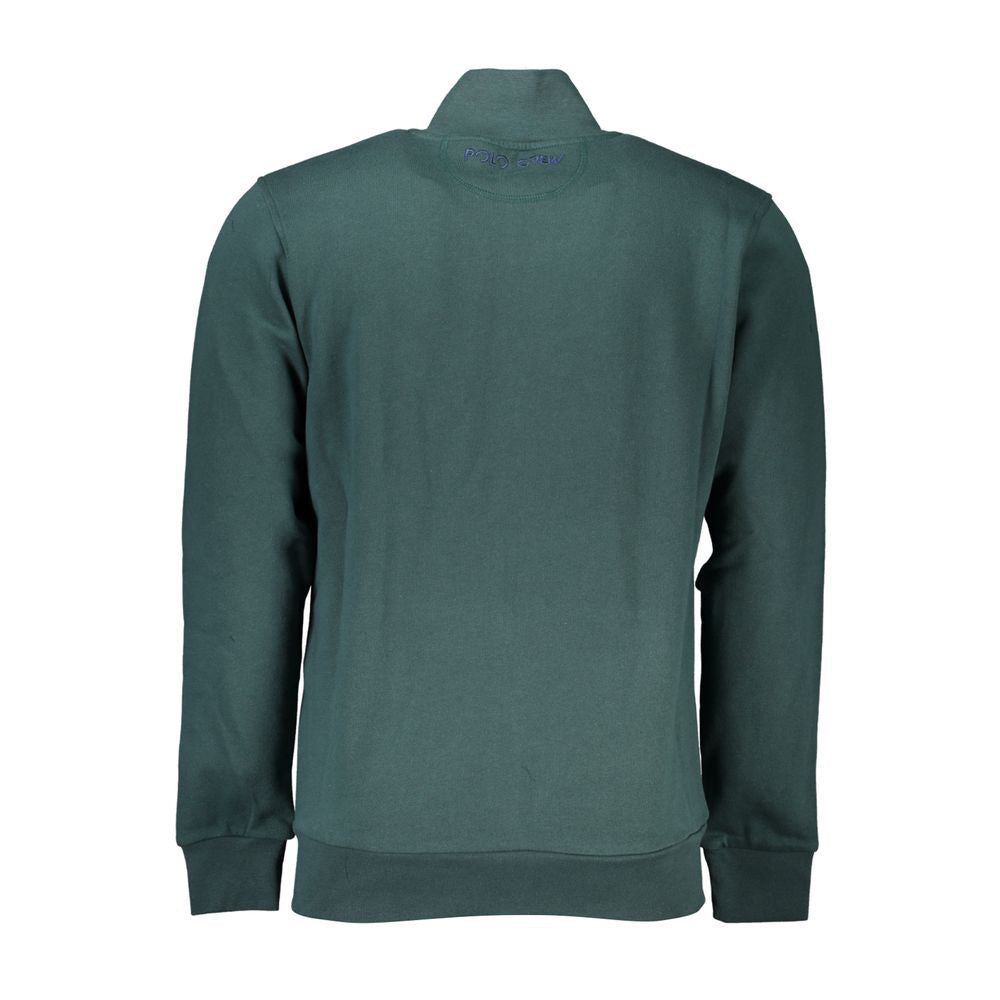 La Martina Green Cotton Men Sweater
