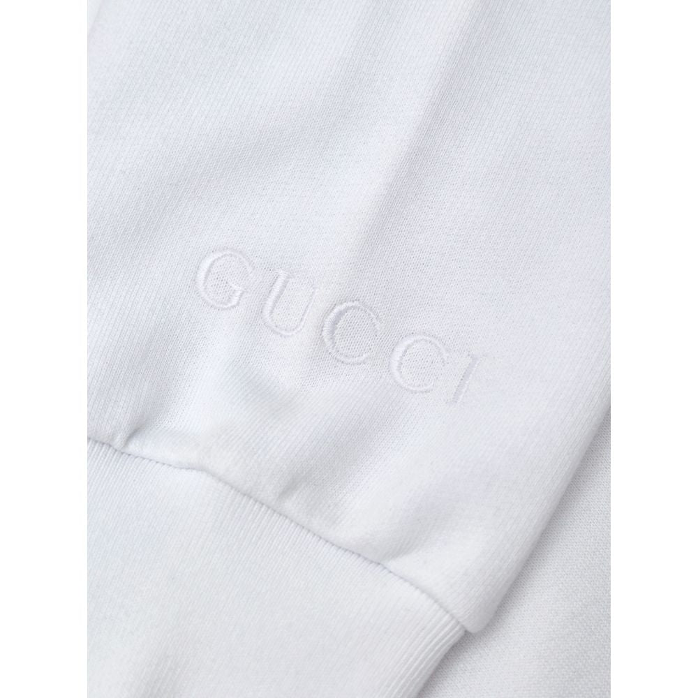 Gucci White Cotton Sweatshirt