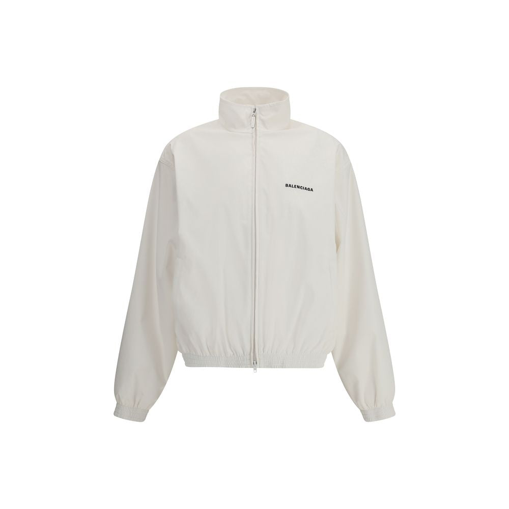 Balenciaga White Polyester Shell Jacket