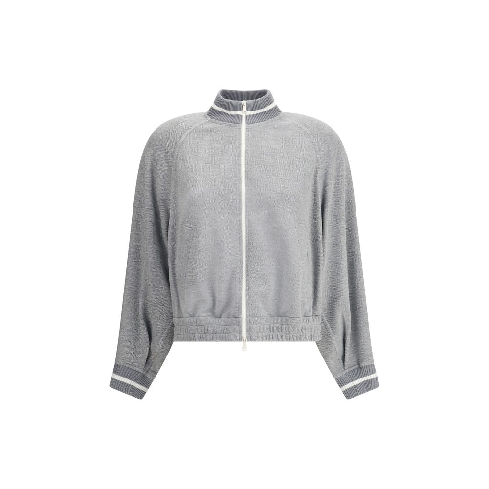 Brunello Cucinelli Gray Viscose Sweatshirt