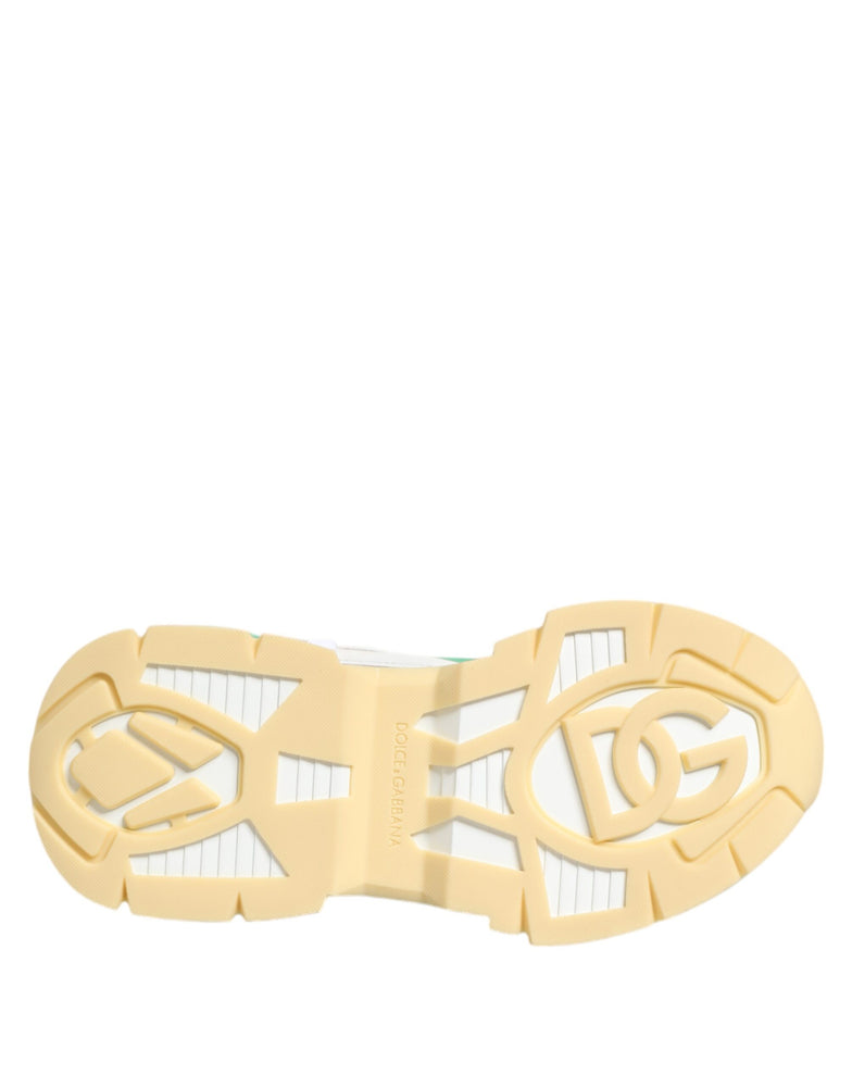 Dolce & Gabbana Multicolor Leather Airmaster Low Top Sneakers Shoes