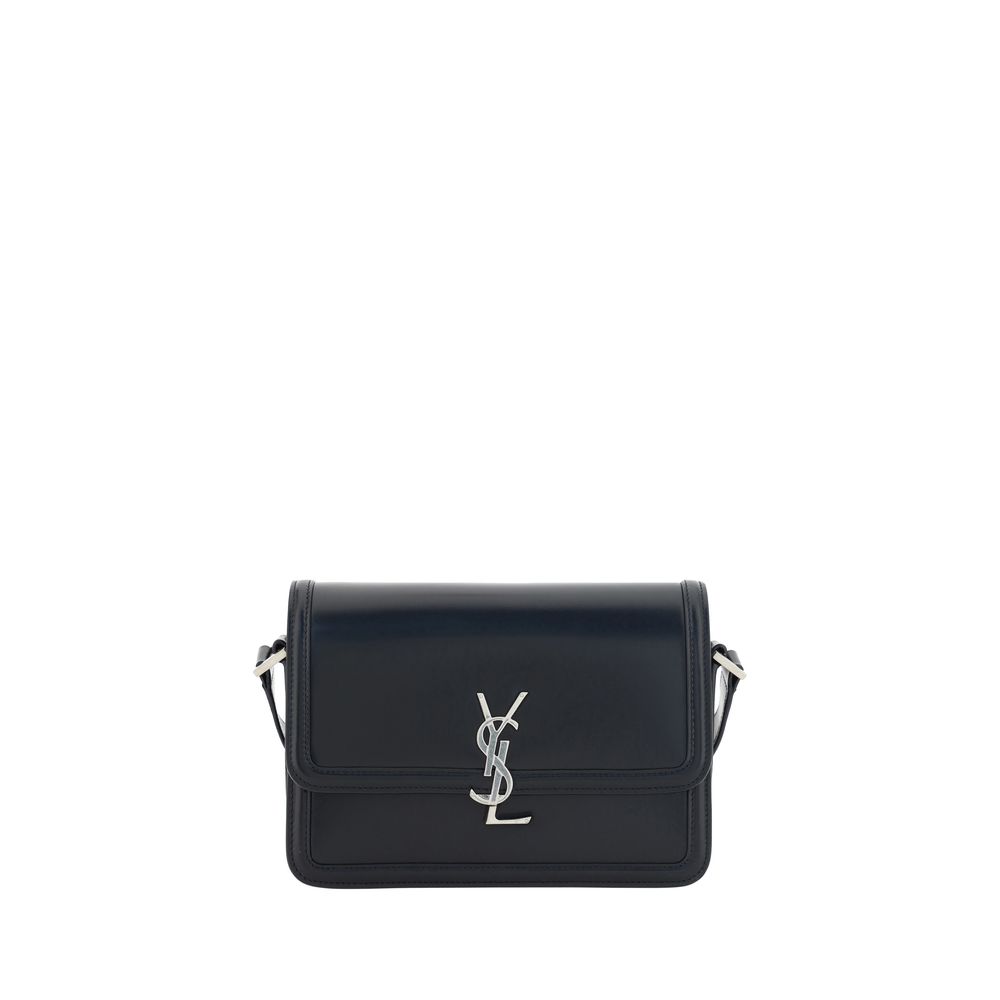 Saint Laurent Black Calf Leather Bos Taurus Shoulder Bag