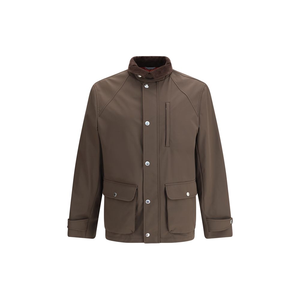 Brunello Cucinelli Brown Polyamide Coat