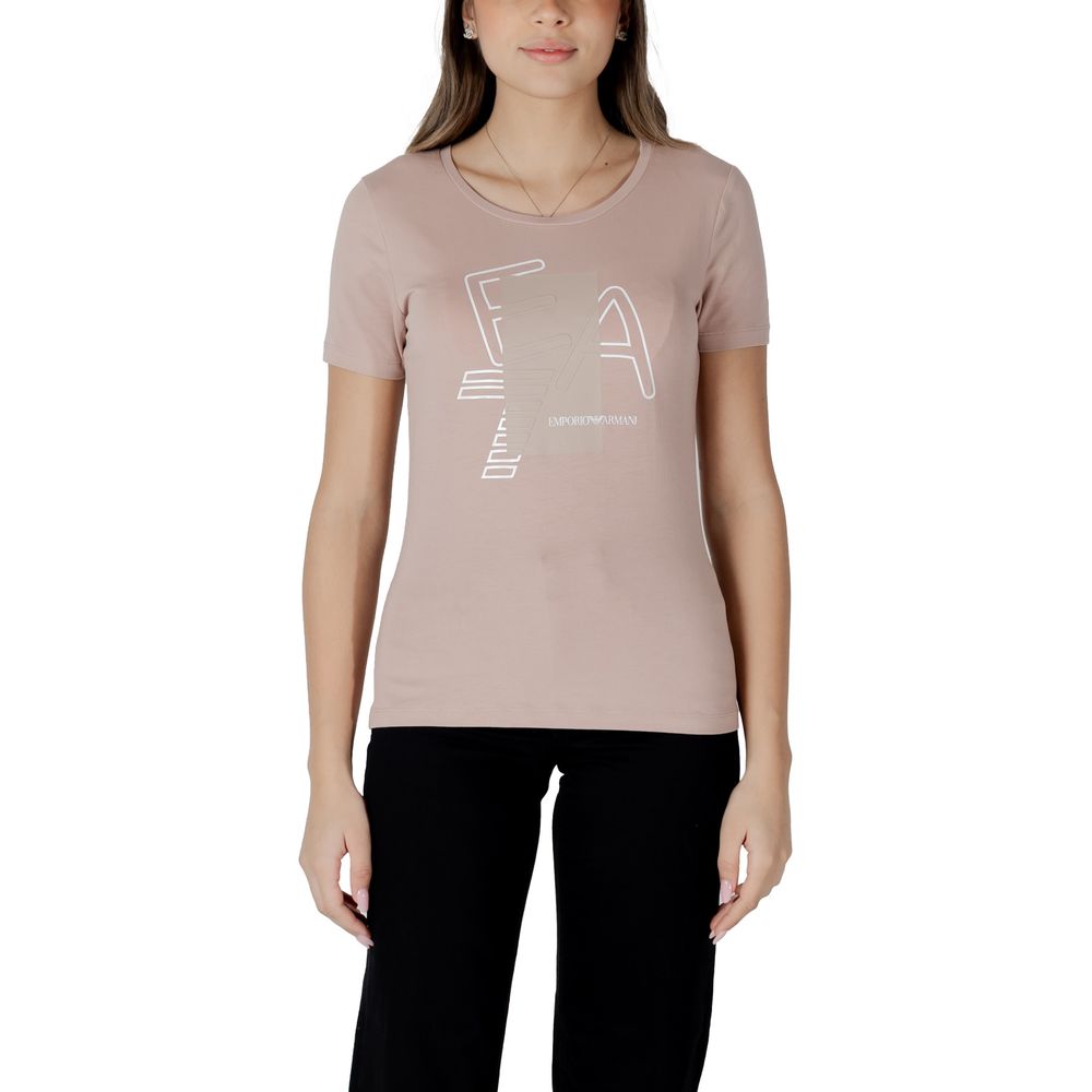 EA7 Emporio Armani Pink Cotton Sportswear