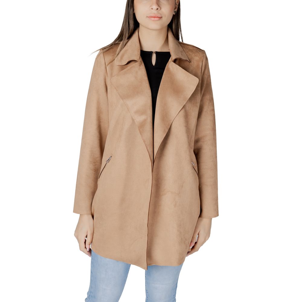 Street One Beige Polyester Trench Coat