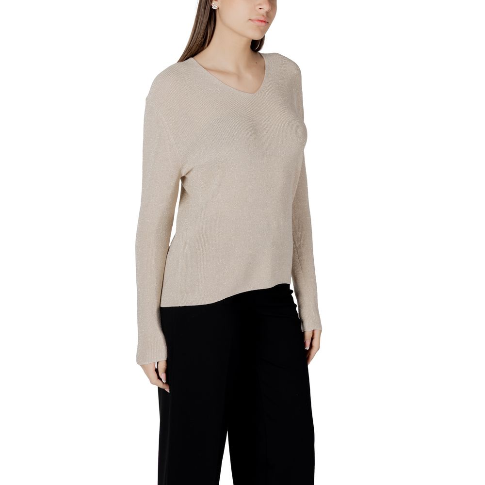 Street One Gold Cotton Sweatshirt