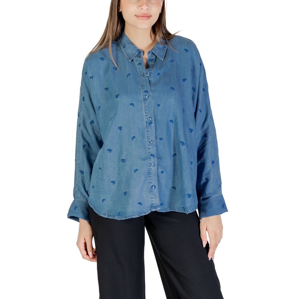 Only Blue Tencel Blouse