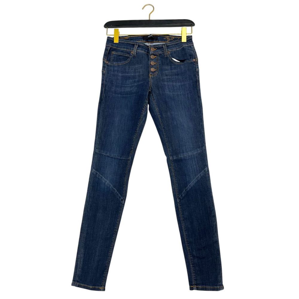 Object Blue Cotton Women's Jeans