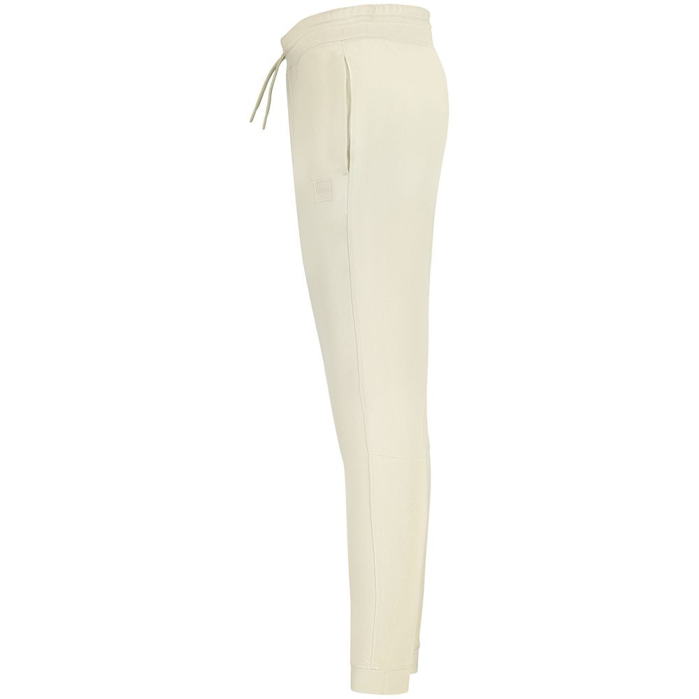 Hugo Boss Beige Cotton Men Sport Trouser