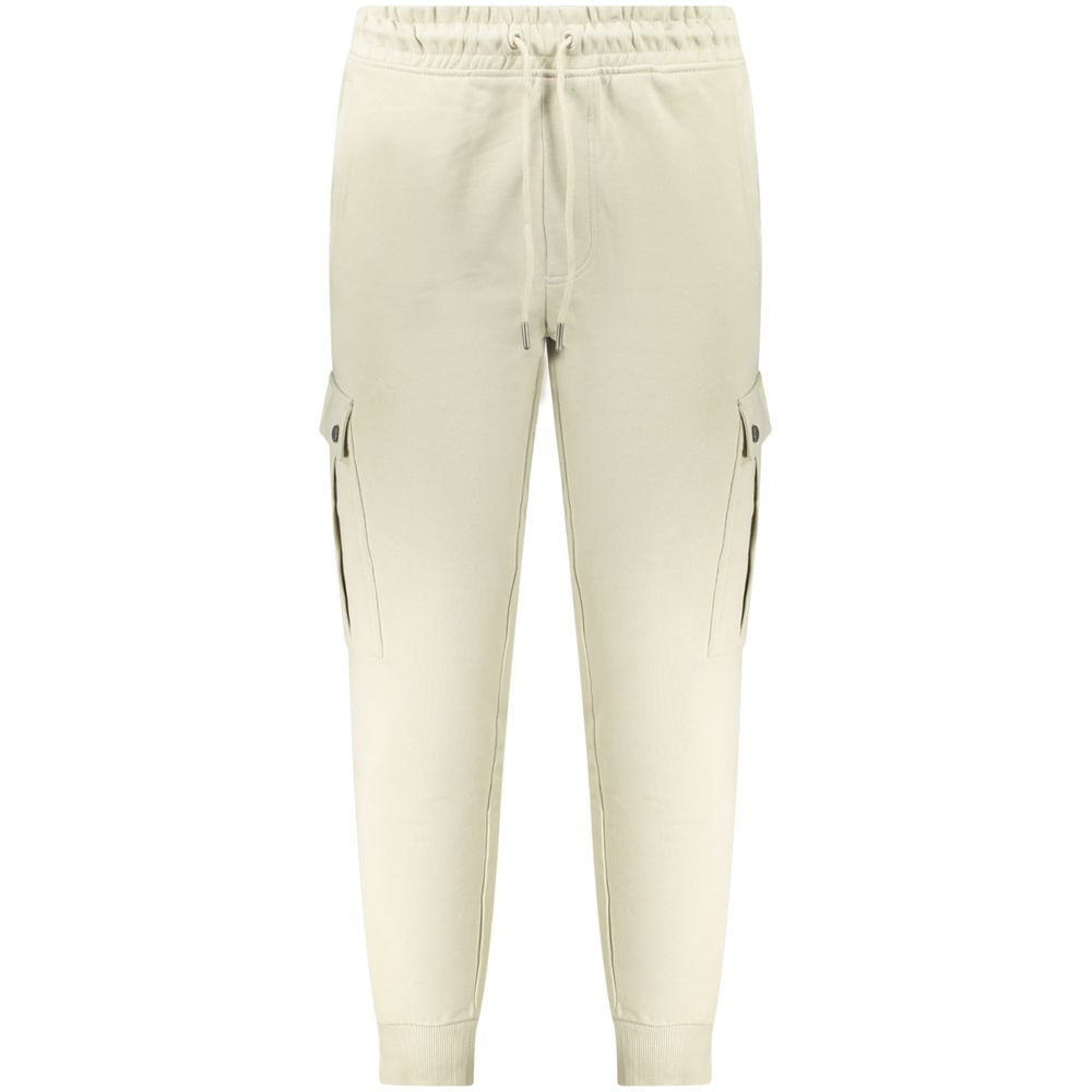 Hugo Boss Beige Cotton Men's Sweatpants