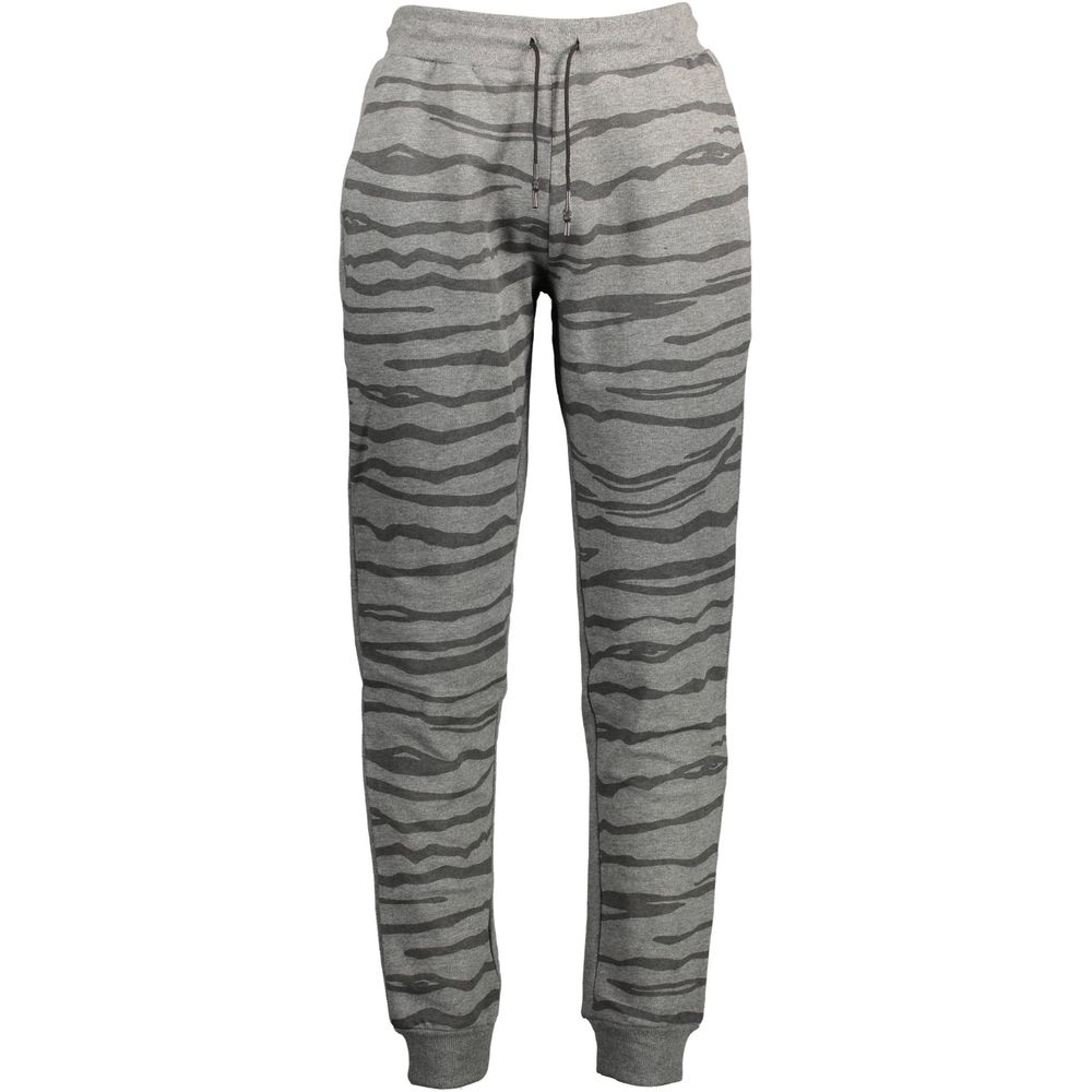 Cavalli Class Grey Cotton Men's Sweatpants