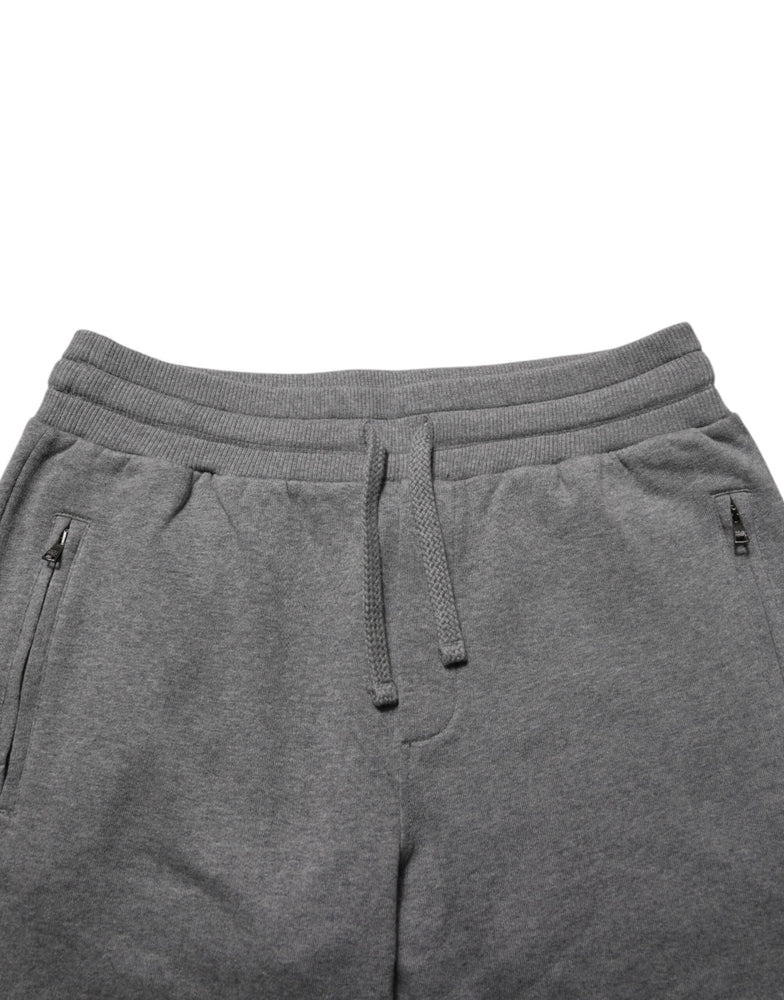 Dolce & Gabbana Gray Cotton Jogger Sweatpants Trouser Pants