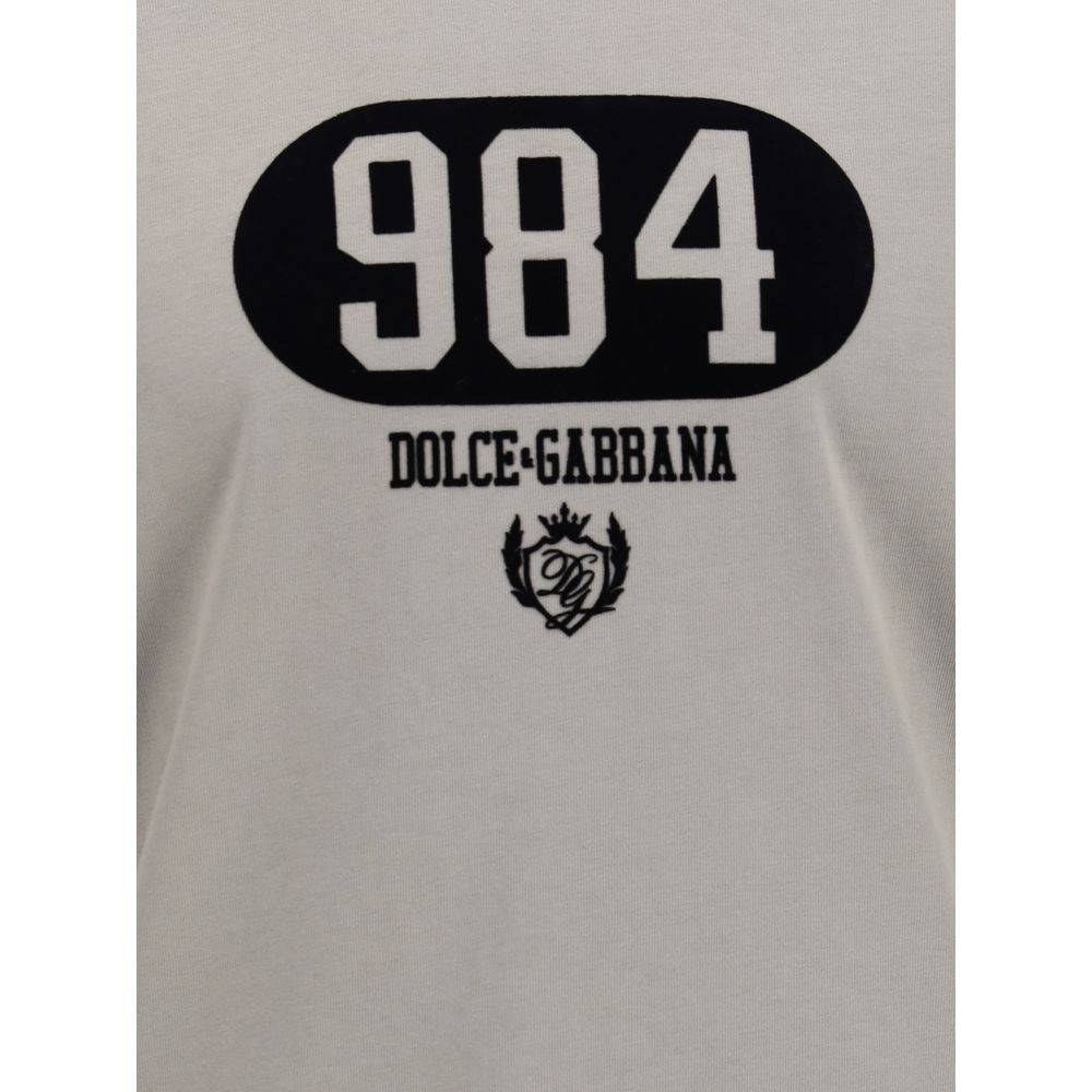 Dolce & Gabbana Brown Cotton T-Shirt