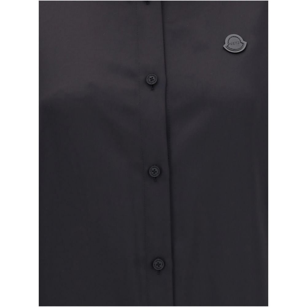 MONCLER x EDWARD ENNINFUL Black Polyester Dress Shirt
